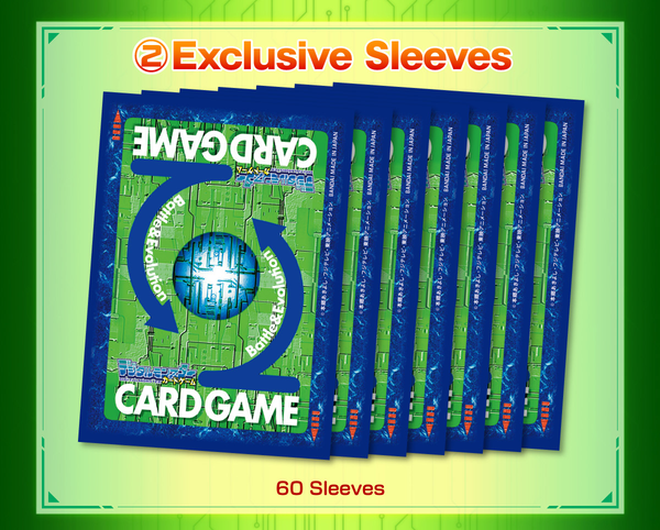 Digimon Card Game Official Sleeves - Tamer's Set 3 (60-Pack) + Bonus 5 | Duel Kingdom Digimon Card Game Official Sleeves - Tamer's Set 3 (60-Pack) + Bonus 5 | Duel Kingdom