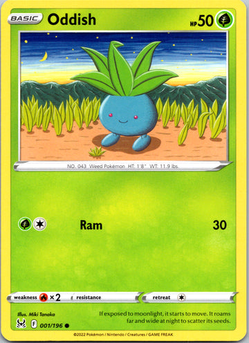 Oddish (001/196) [Sword & Shield: Lost Origin]