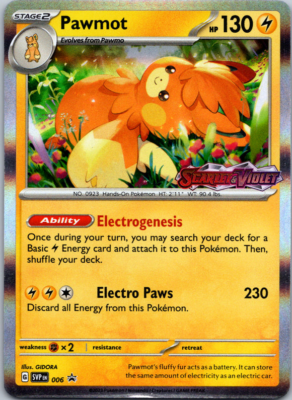 Pawmot (006) [Scarlet & Violet: Black Star Promos]