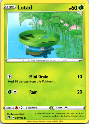 Lotad (007/192) [Sword & Shield: Rebel Clash]