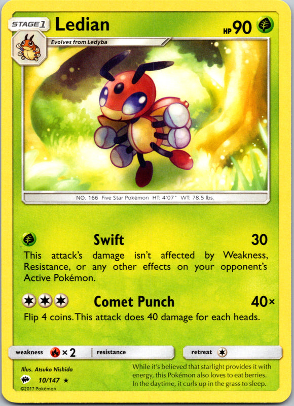 Ledian (010/147) [Sun & Moon: Burning Shadows]