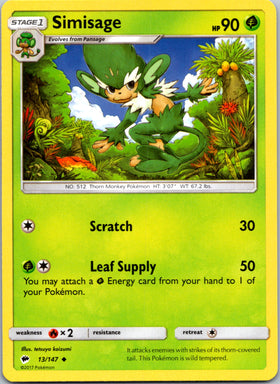 Simisage (013/147) [Sun & Moon: Burning Shadows]