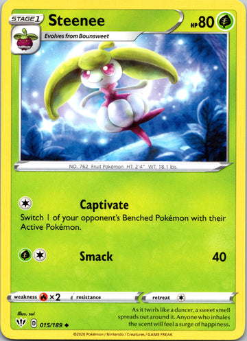 Steenee (015/189) [SWSH03: Darkness Ablaze]