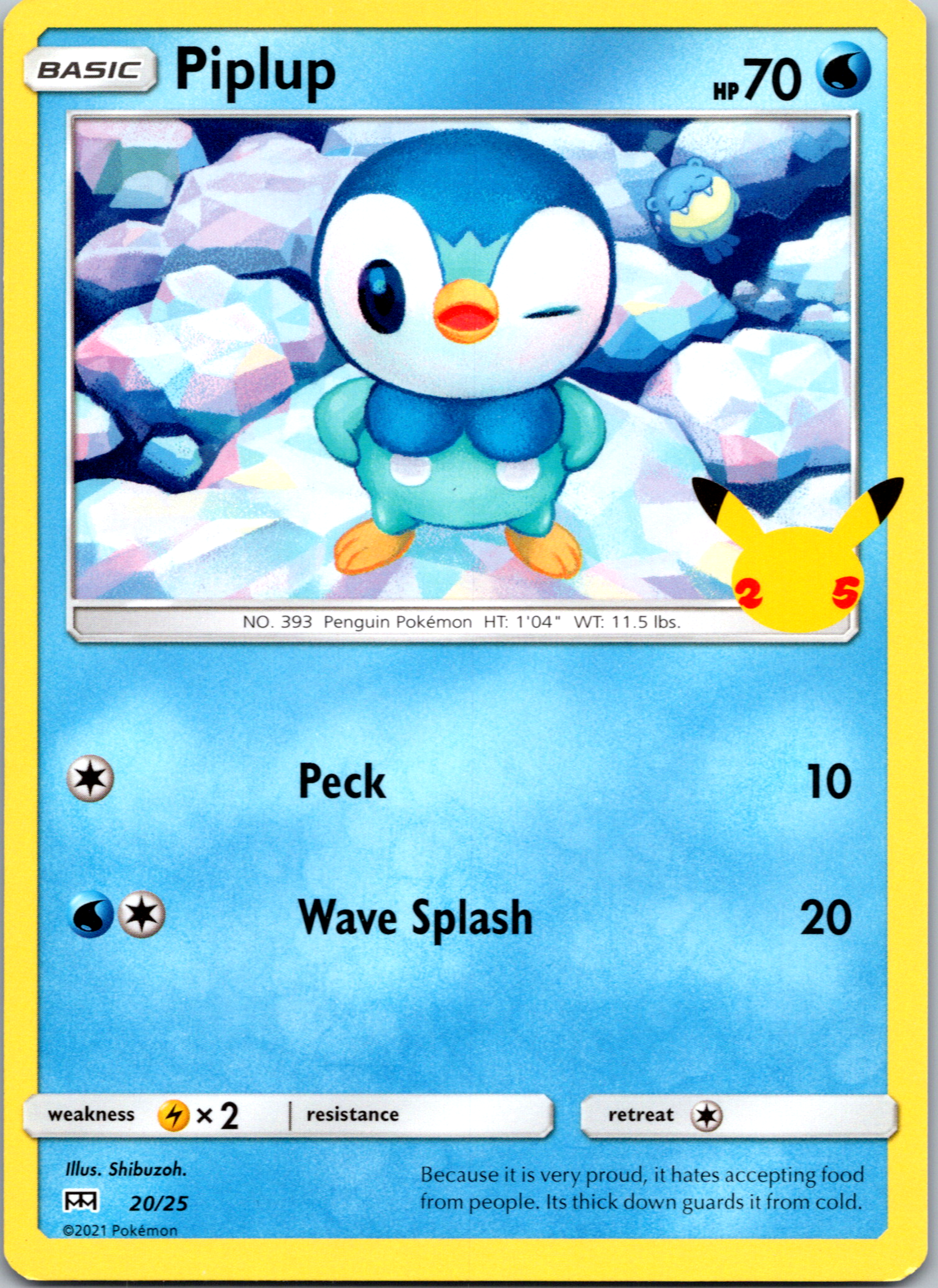 Piplup [20/25] - McDonalds Collection 2021