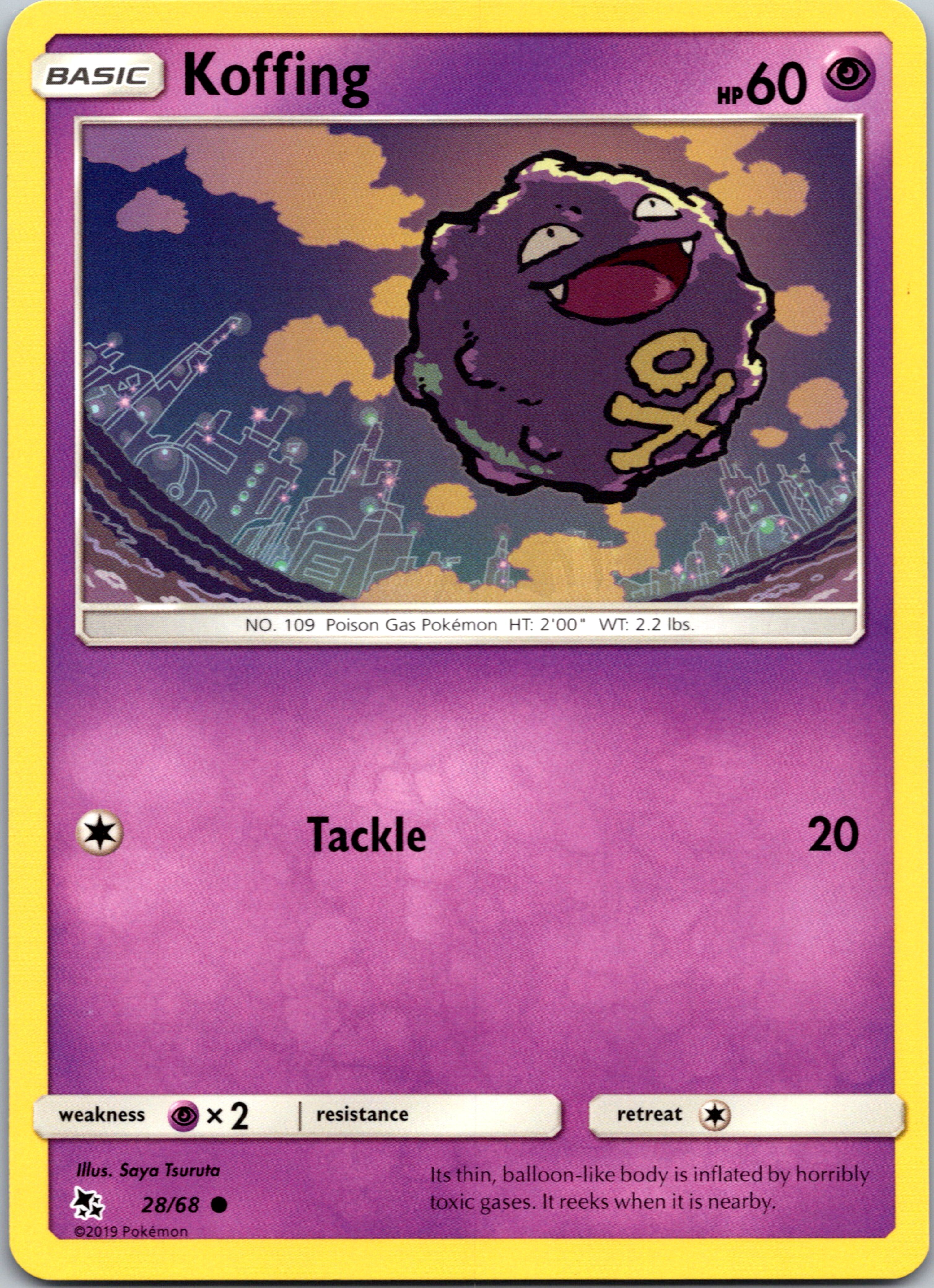 Koffing (28/68) [Hidden Fates]