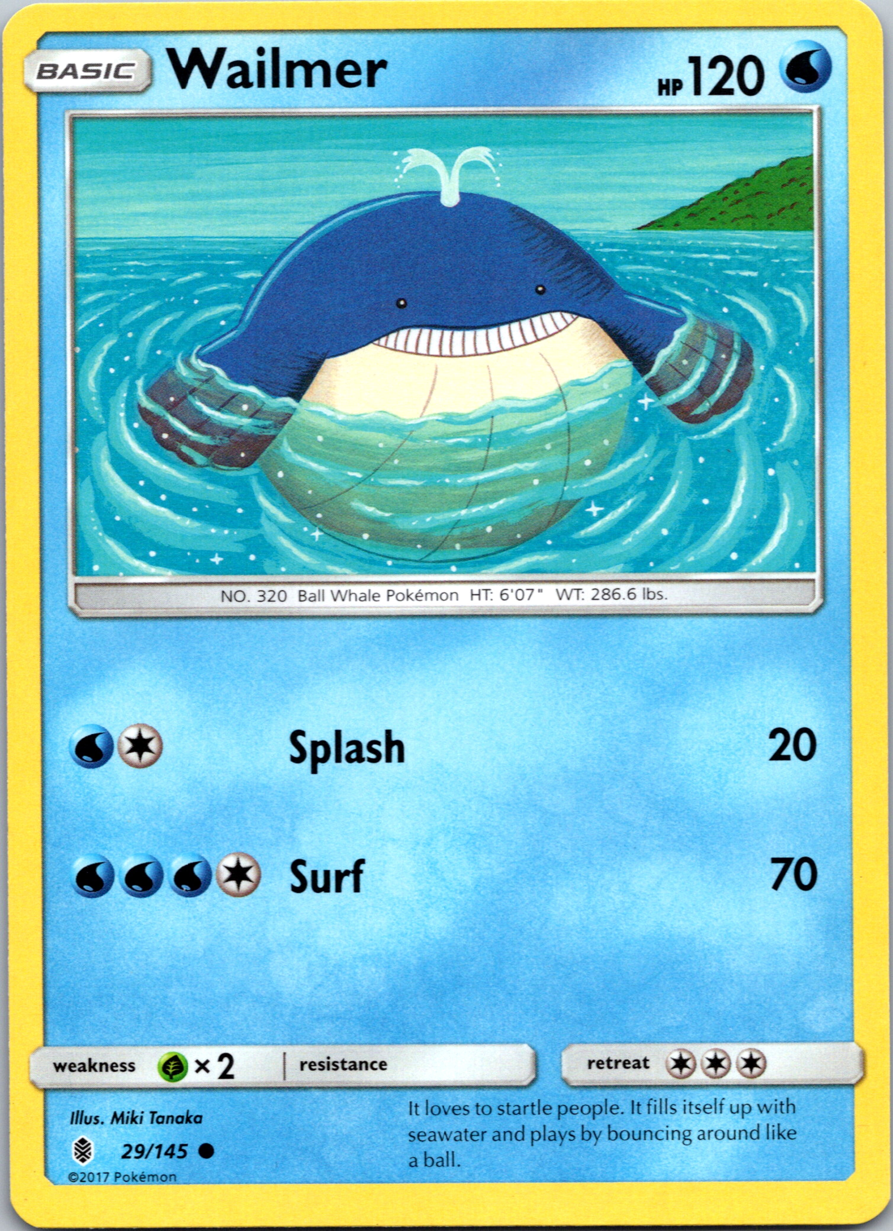 Wailmer (029/145) [Sun & Moon: Guardians Rising]