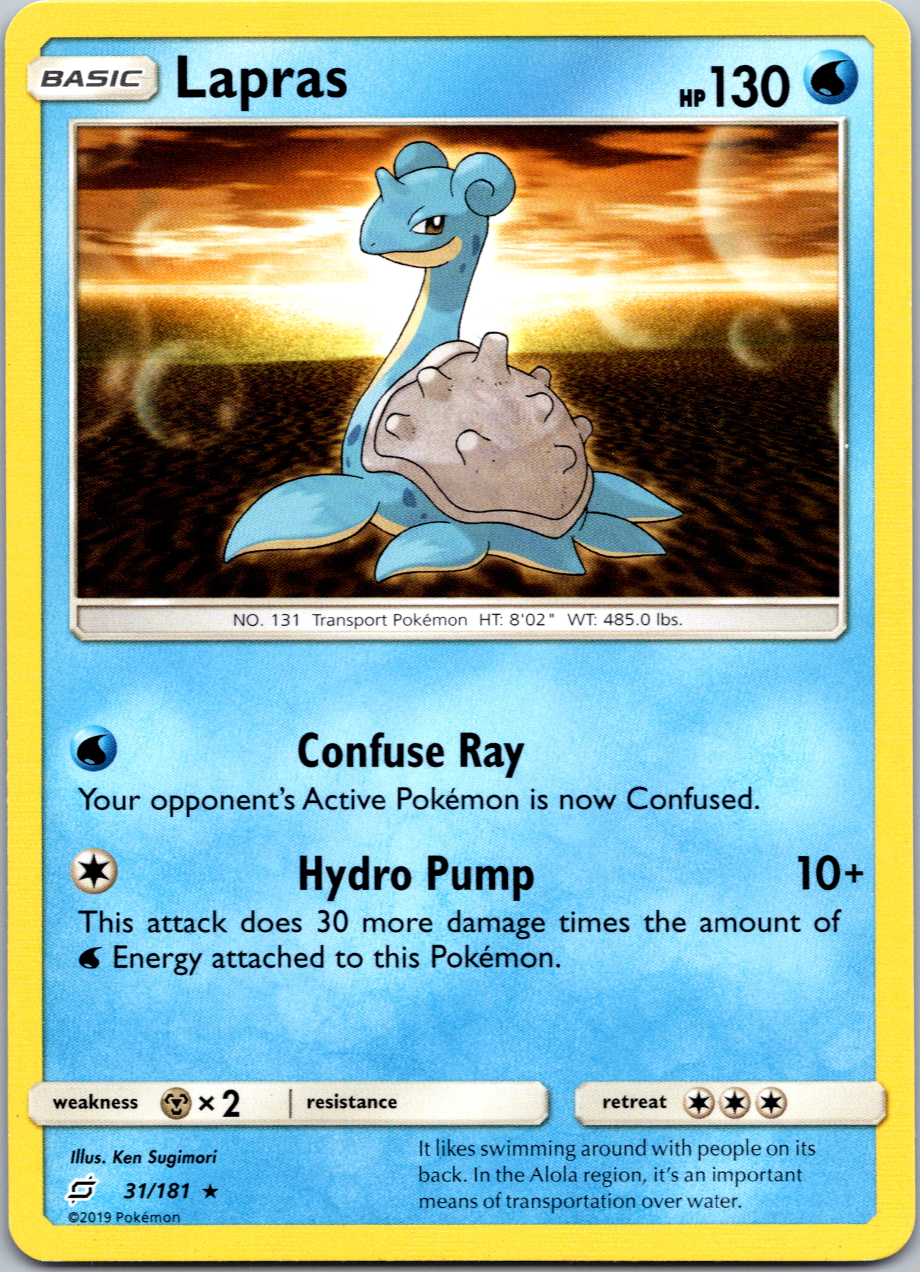 Lapras (031/181) [Sun & Moon: Team Up]