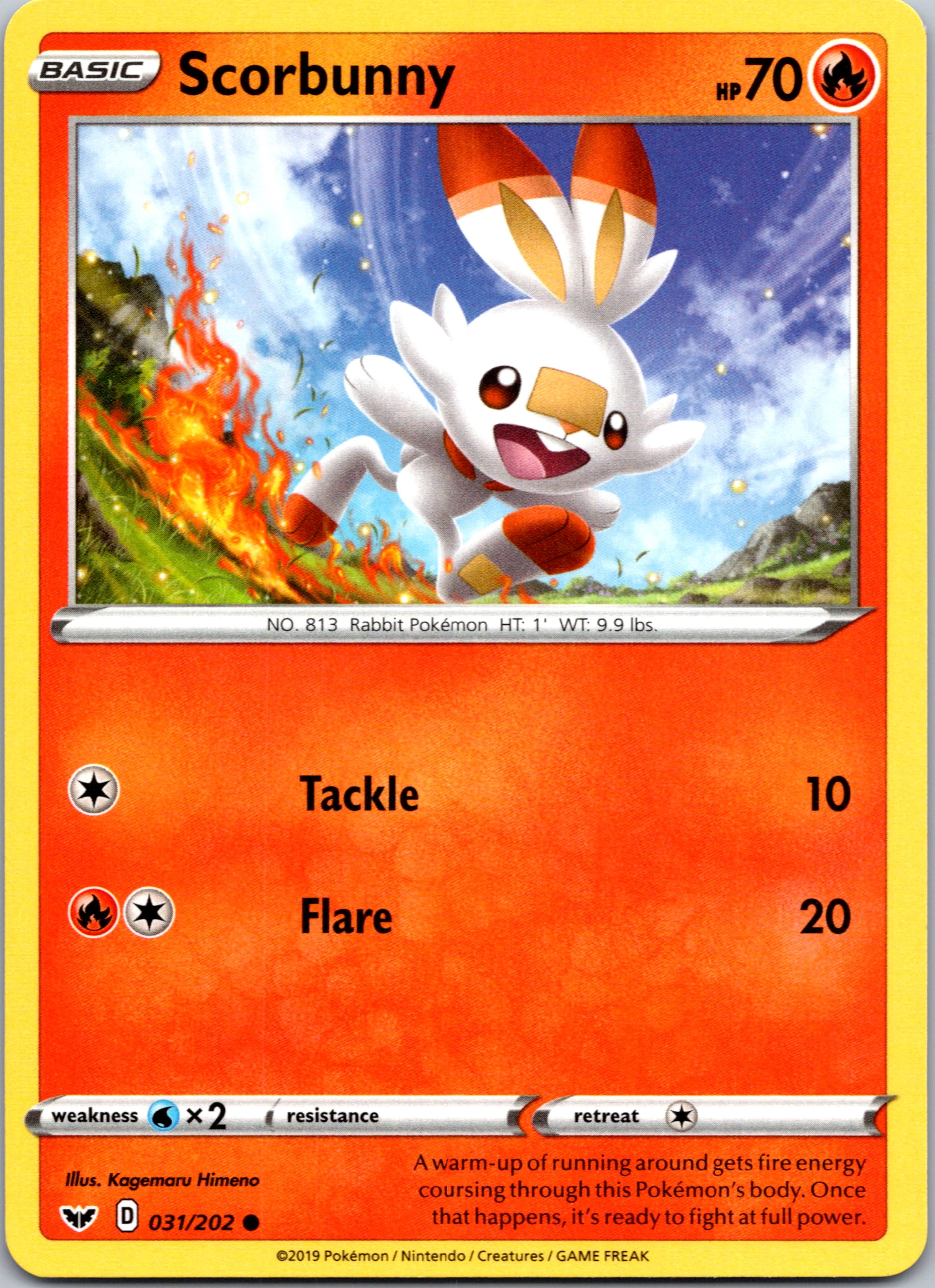 Scorbunny (031/202) [SWSH01: Sword & Shield Base Set]