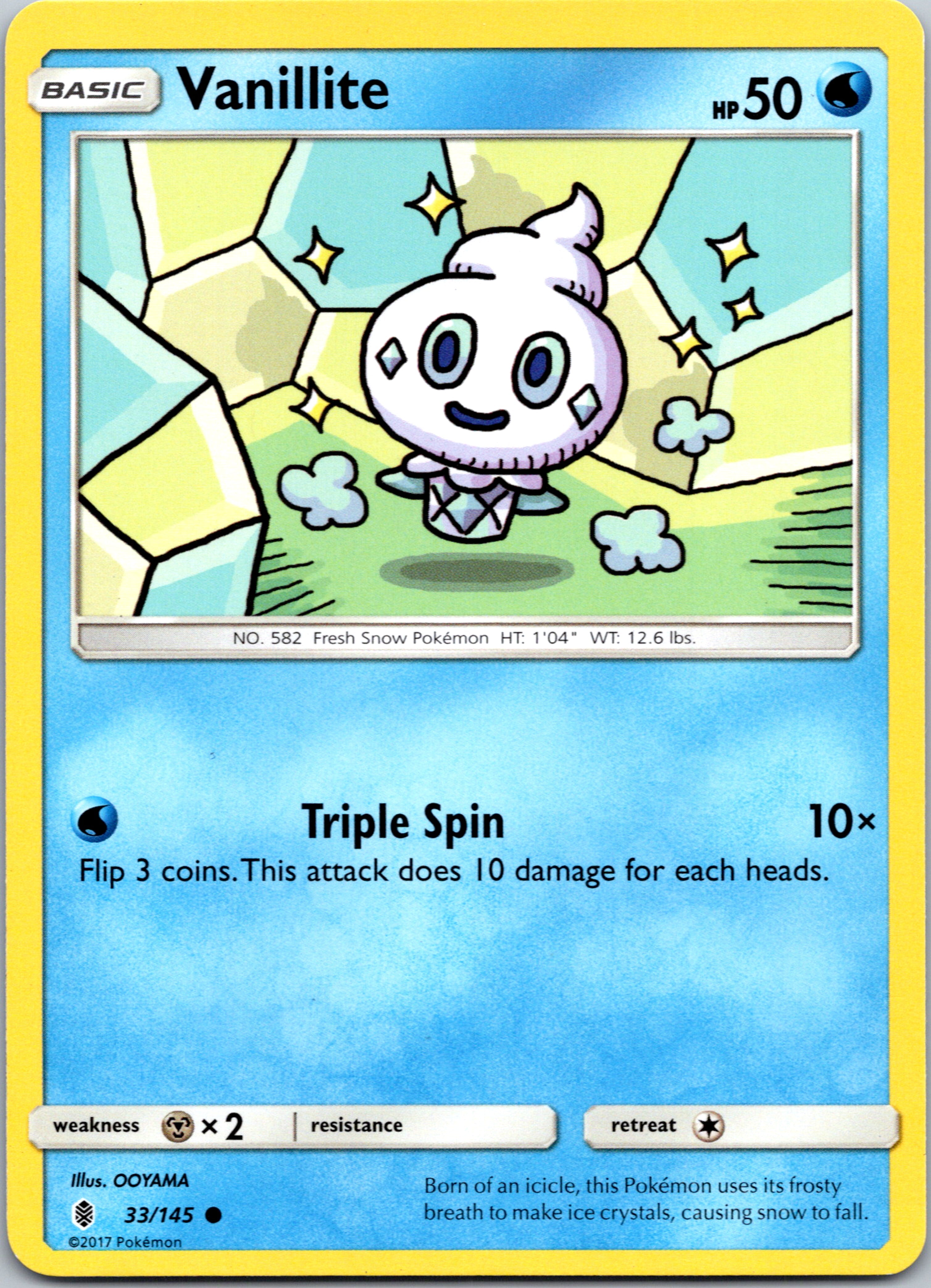 Vanillite (33/145) [Sun & Moon: Guardians Rising]