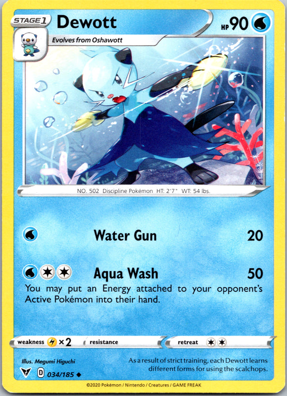 Dewott [034/185] [SWSH04: Vivid Voltage]