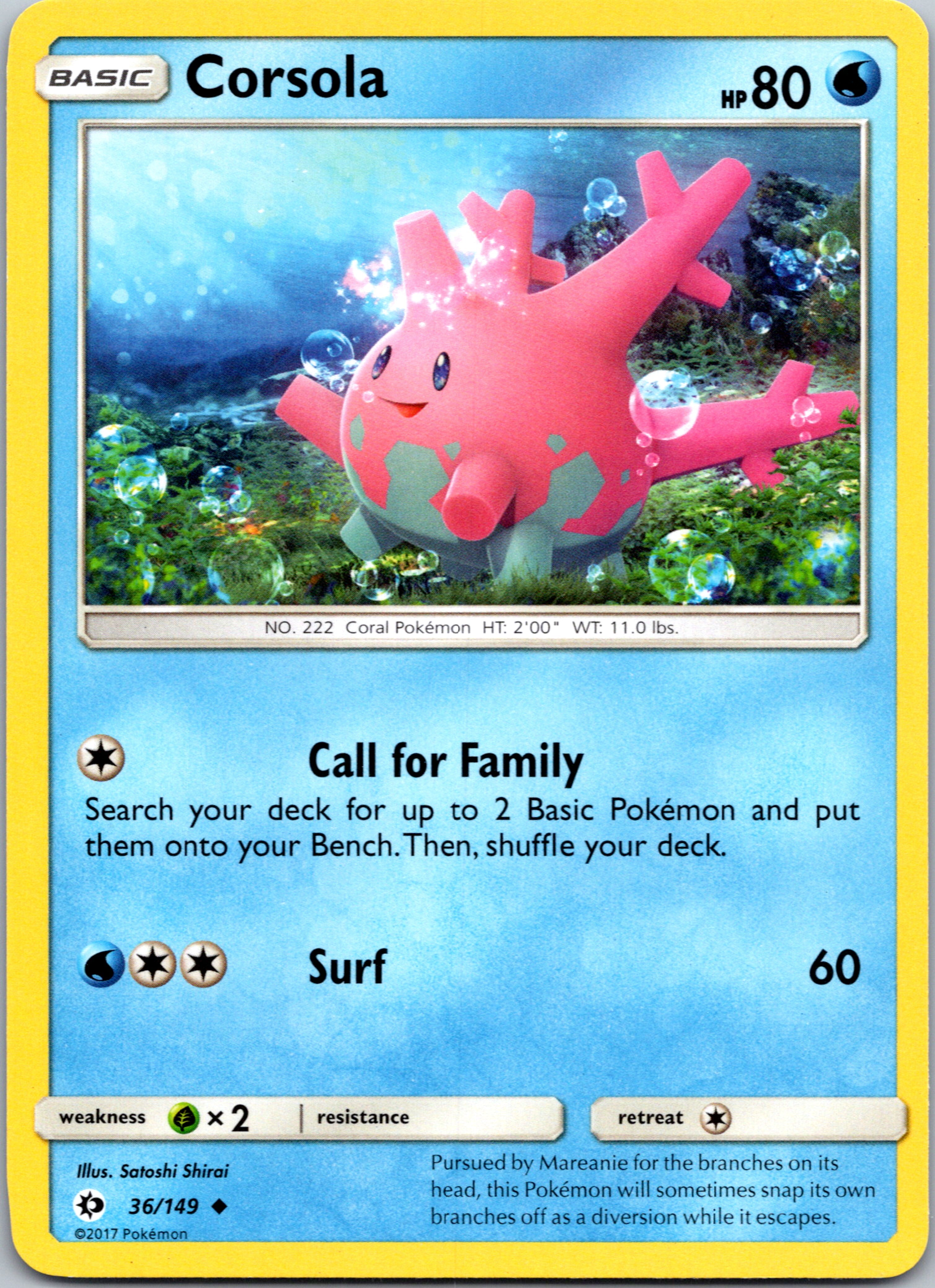 Corsola (36) [SM Base Set]