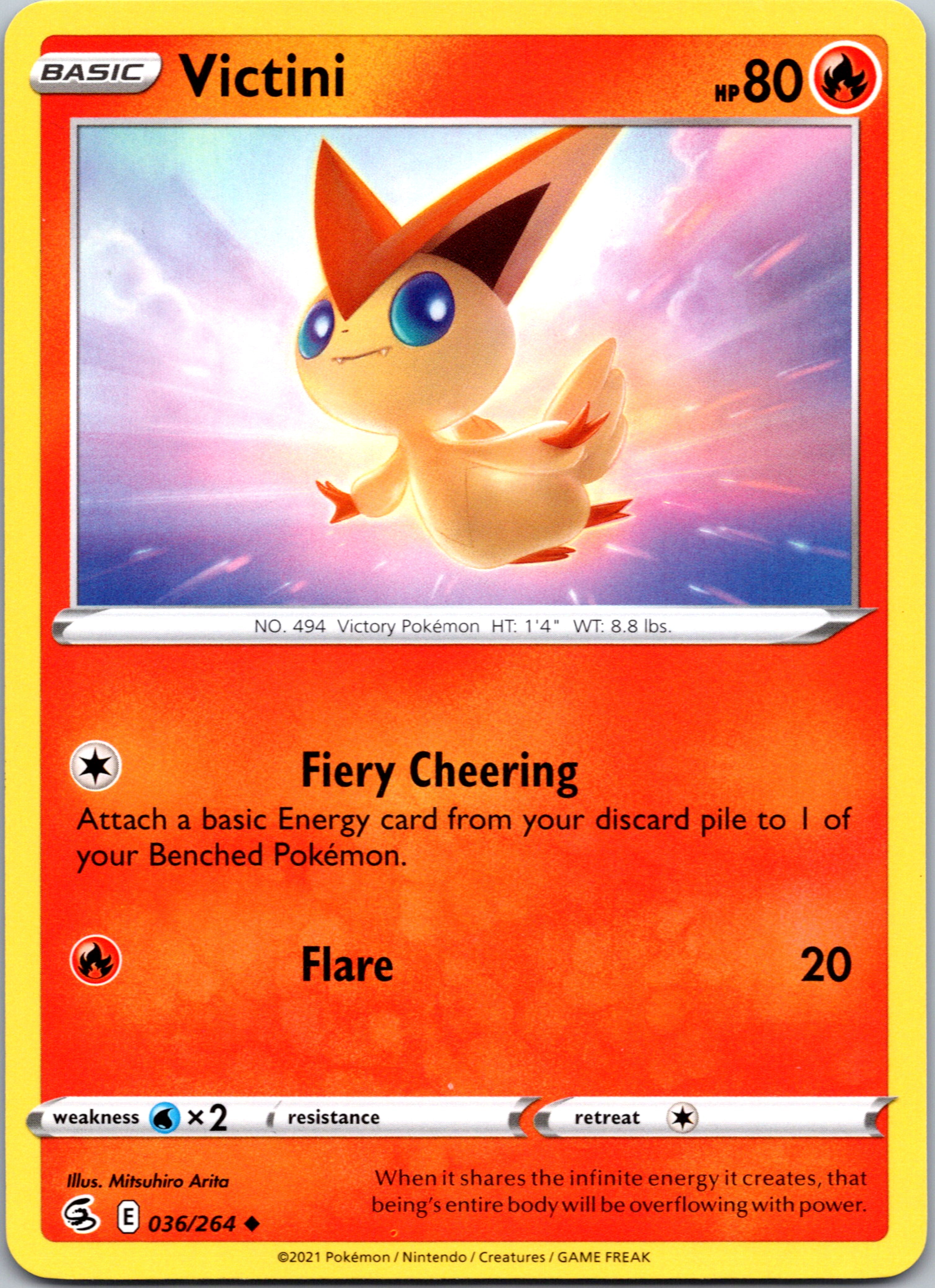 Victini (036/264) [Sword & Shield: Fusion Strike]