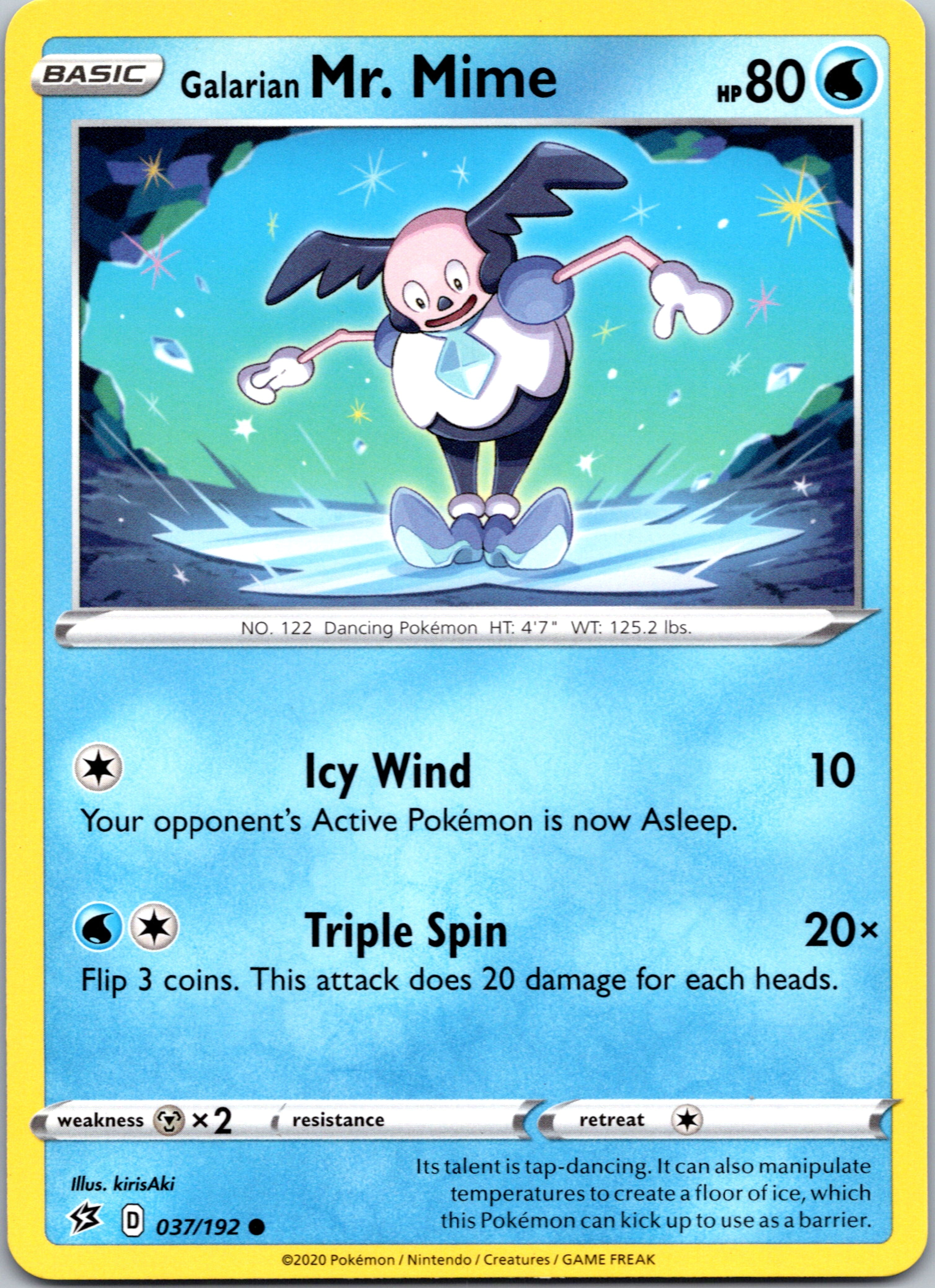 Galarian Mr. Mime (37/192) [Sword & Shield: Rebel Clash]