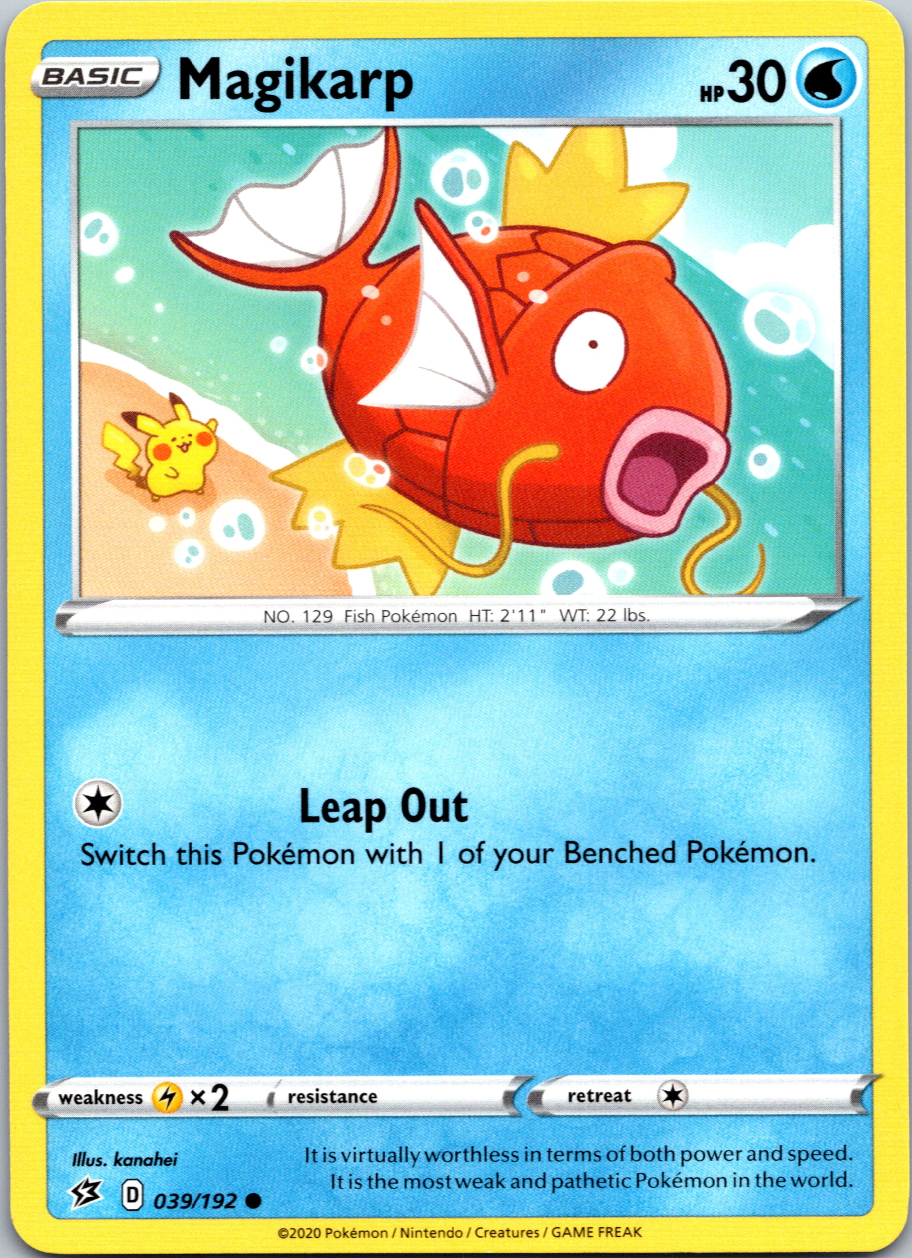 Magikarp (39/192) [Sword & Shield: Rebel Clash]