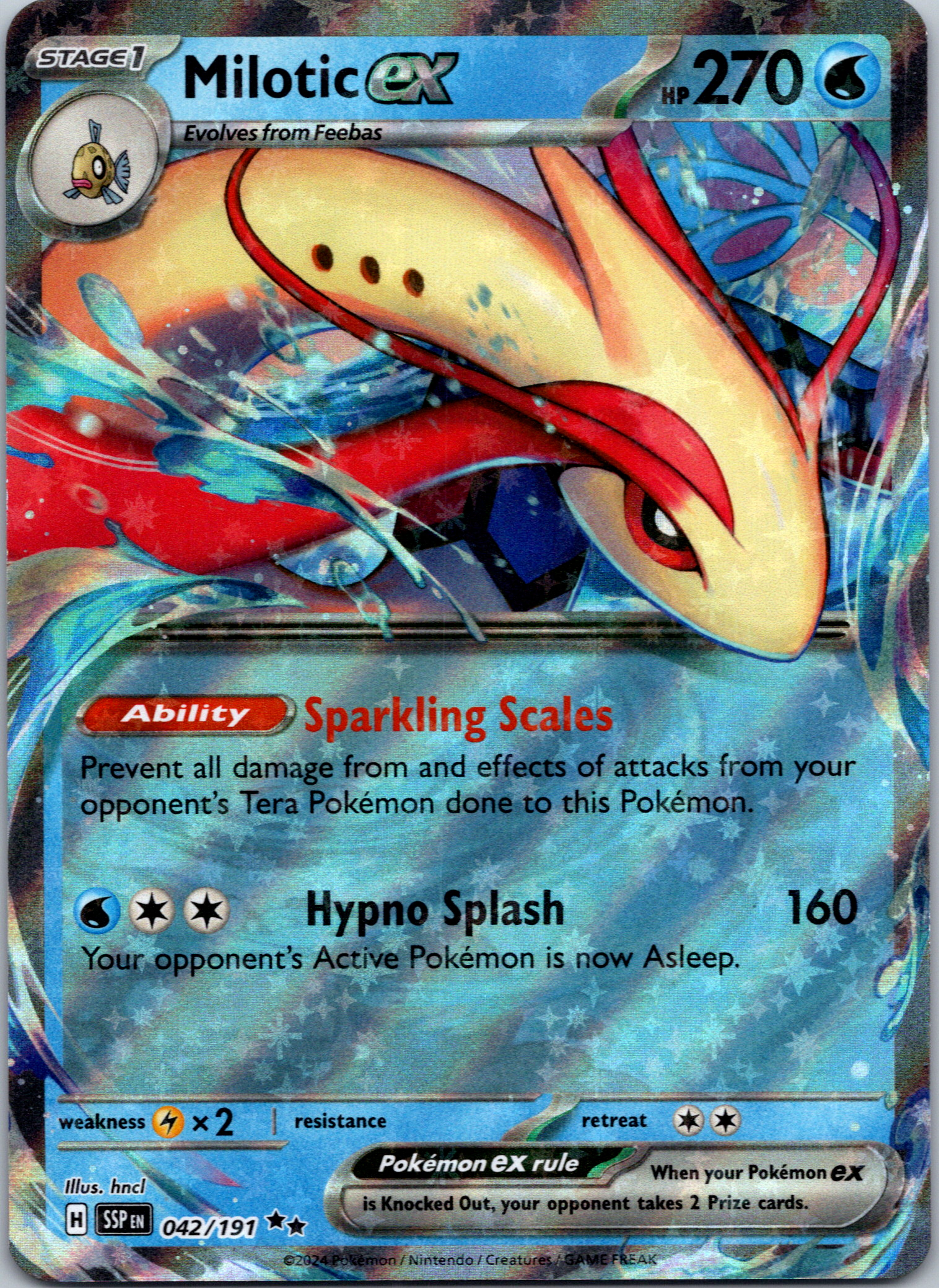 Milotic ex [042/191] - (Surging Sparks) Holofoil