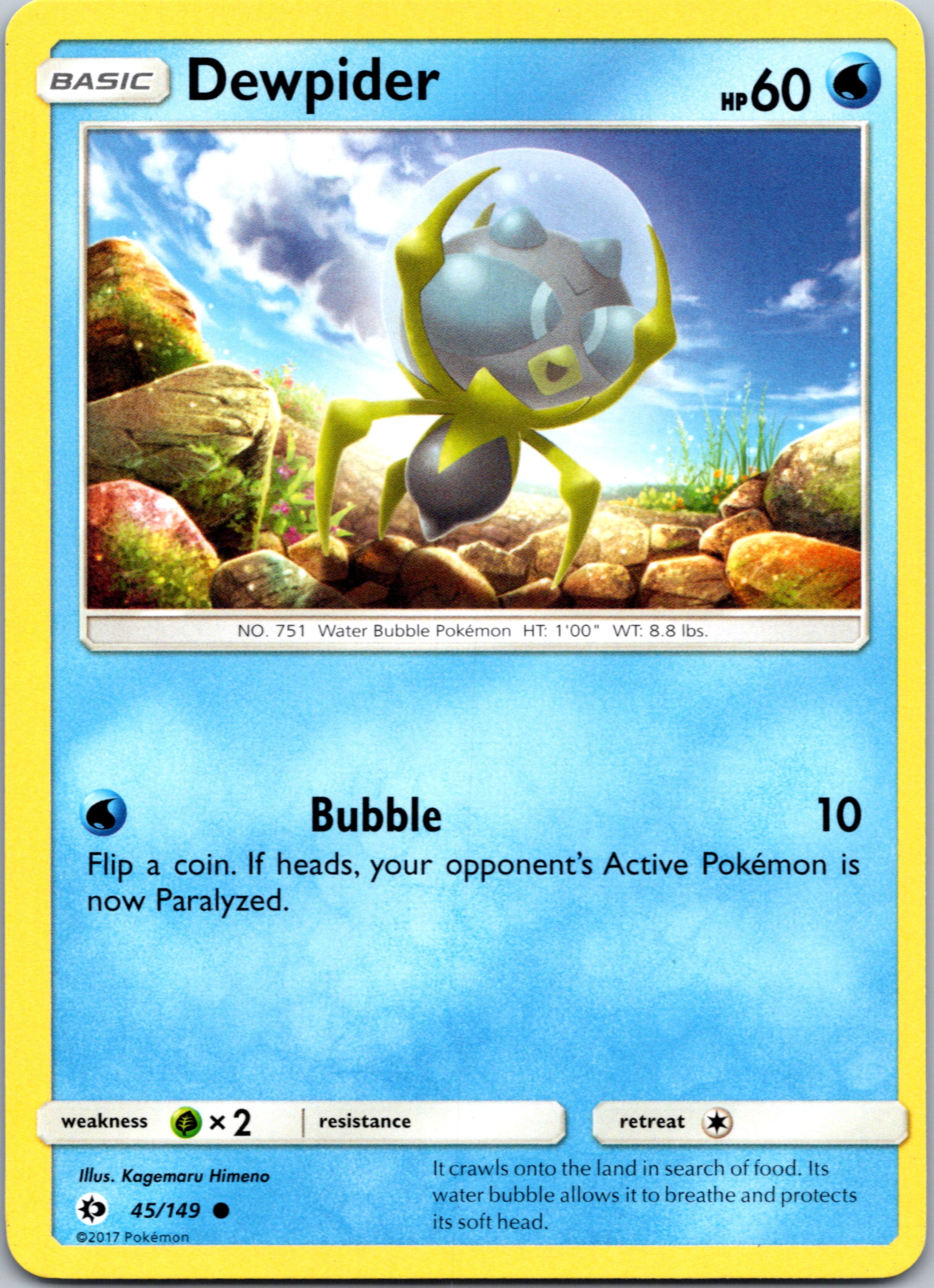 Dewpider (45) [SM Base Set]