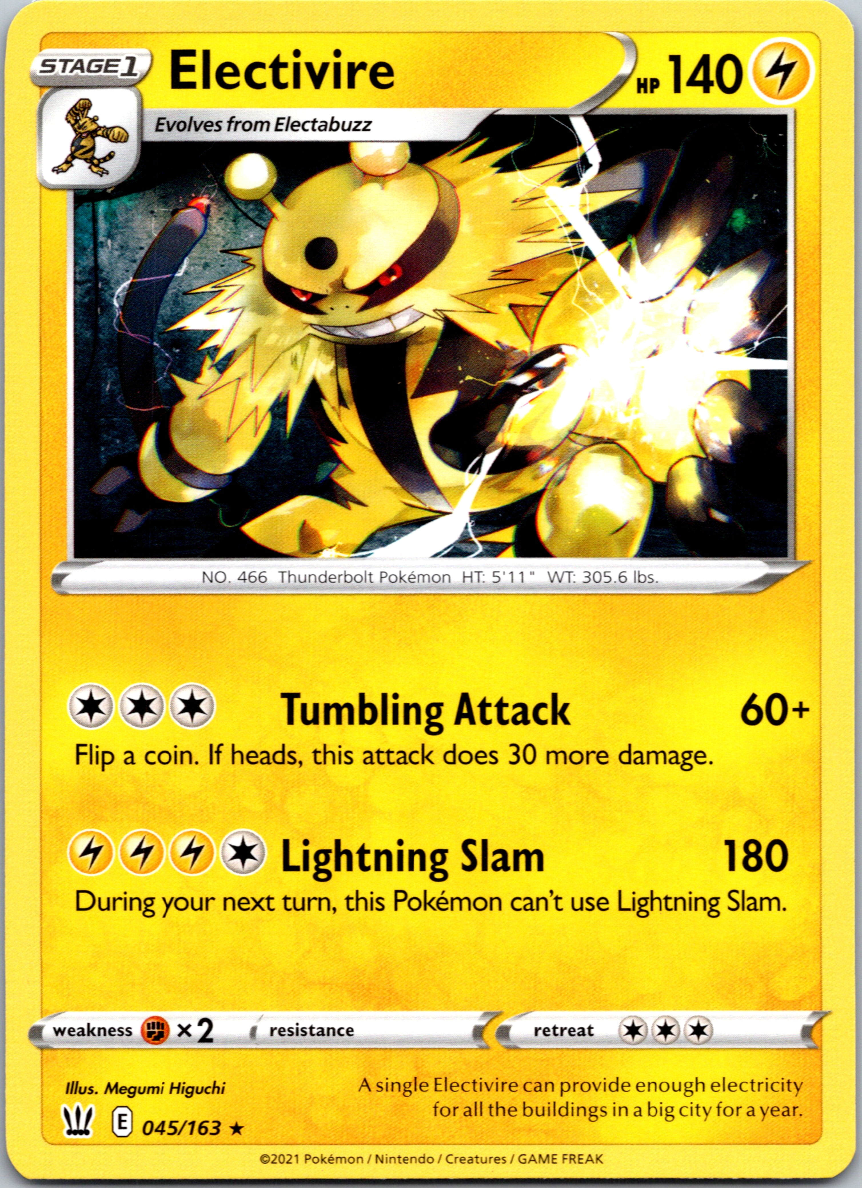 Electivire [045/163] [SWSH05: Battle Styles]