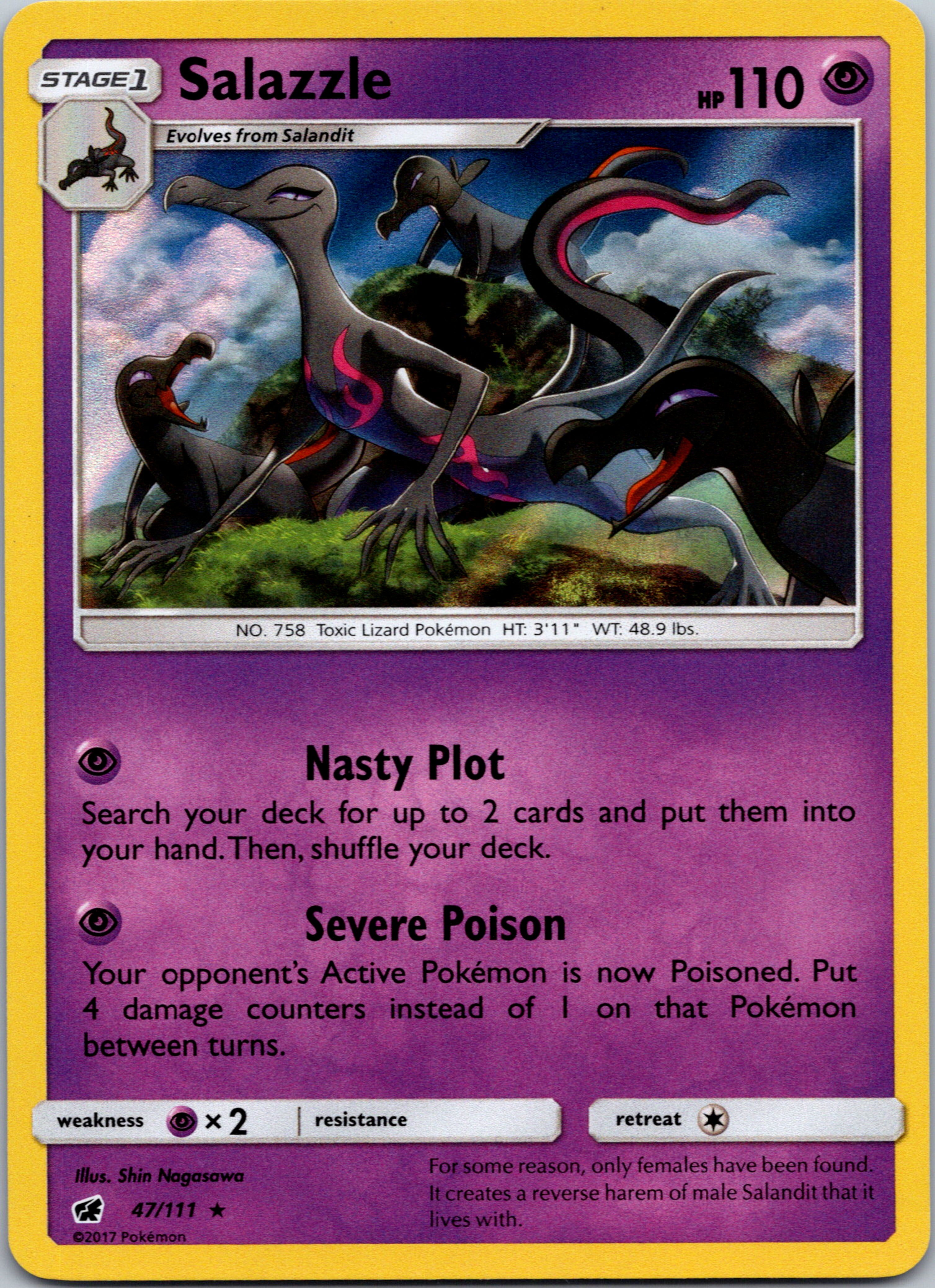 Salazzle (47) [SM - Crimson Invasion]