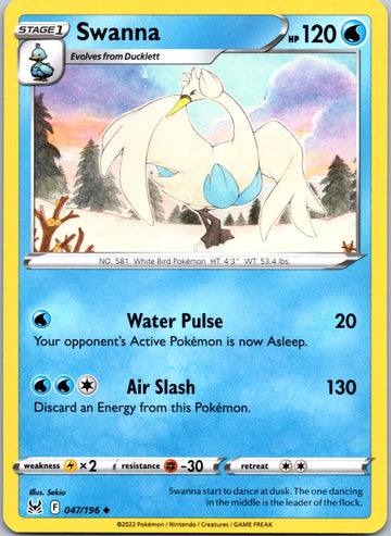 Swanna (047/196) [Sword & Shield: Lost Origin]