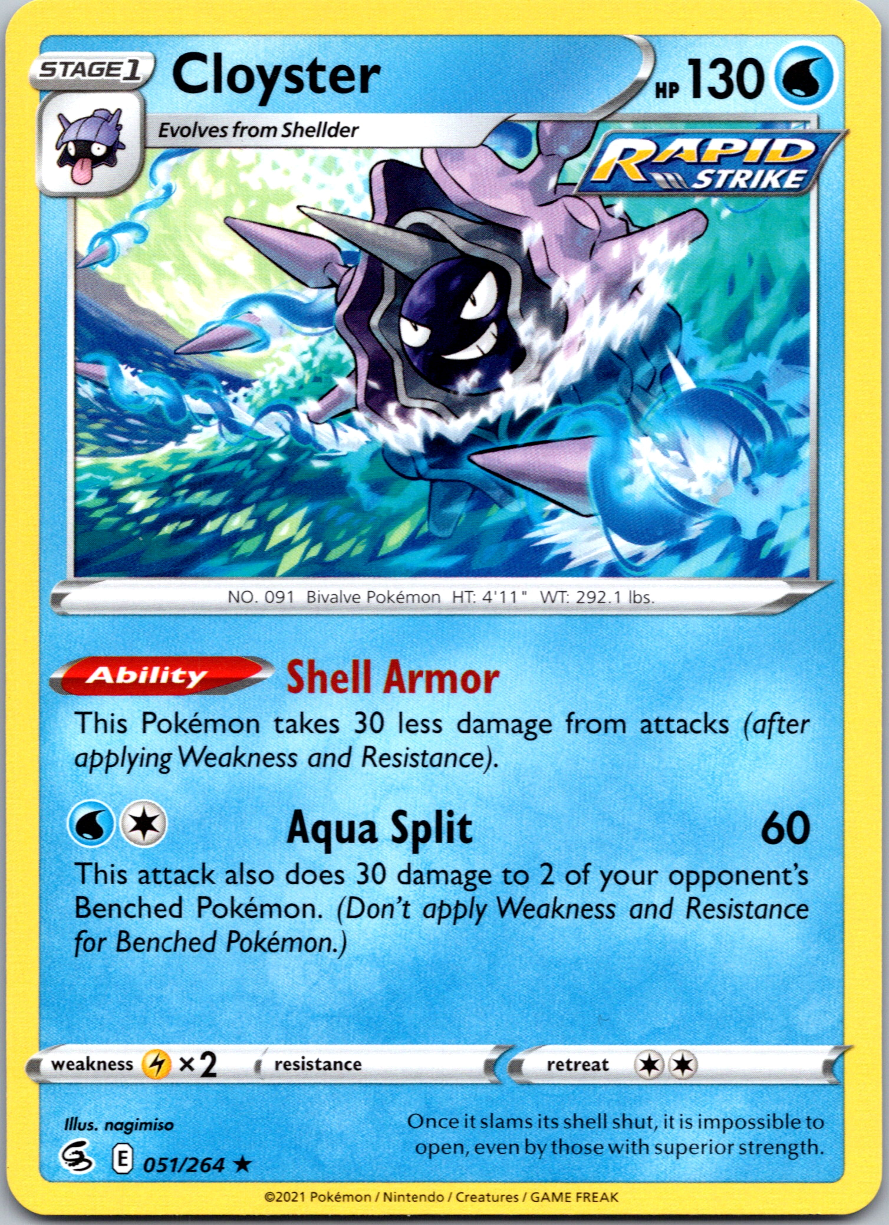 Cloyster (051/264) [Sword & Shield: Fusion Strike]