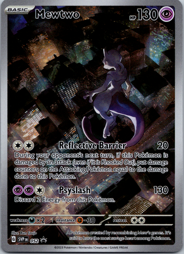 Mewtwo [052] (SV: Scarlet & Violet Promo Cards) Holofoil