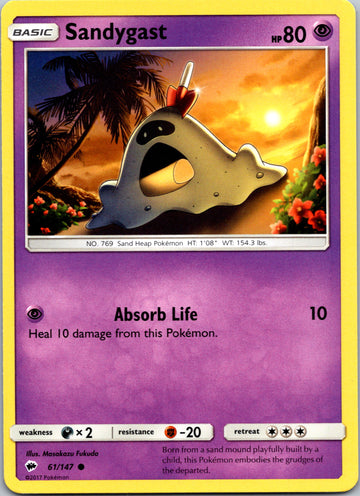Sandygast (061/147) [Sun & Moon: Burning Shadows]