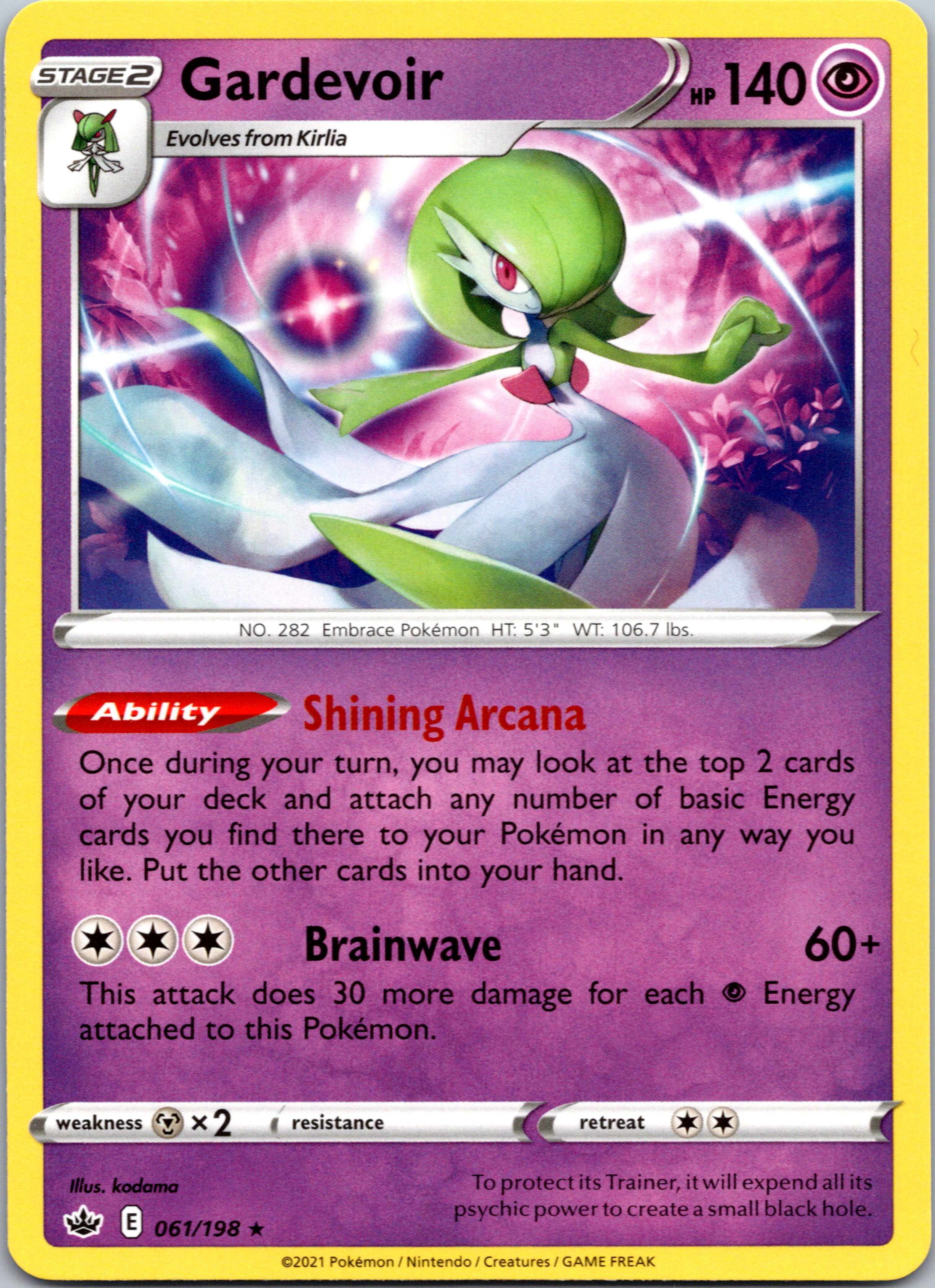 Gardevoir (061/198) [Sword & Shield: Chilling Reign]