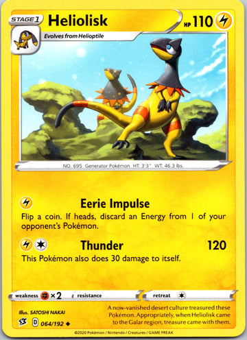 Heliolisk (064/192) [Sword & Shield: Rebel Clash]