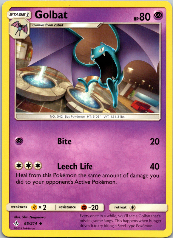 Golbat (065/214) [Sun & Moon: Unbroken Bonds]