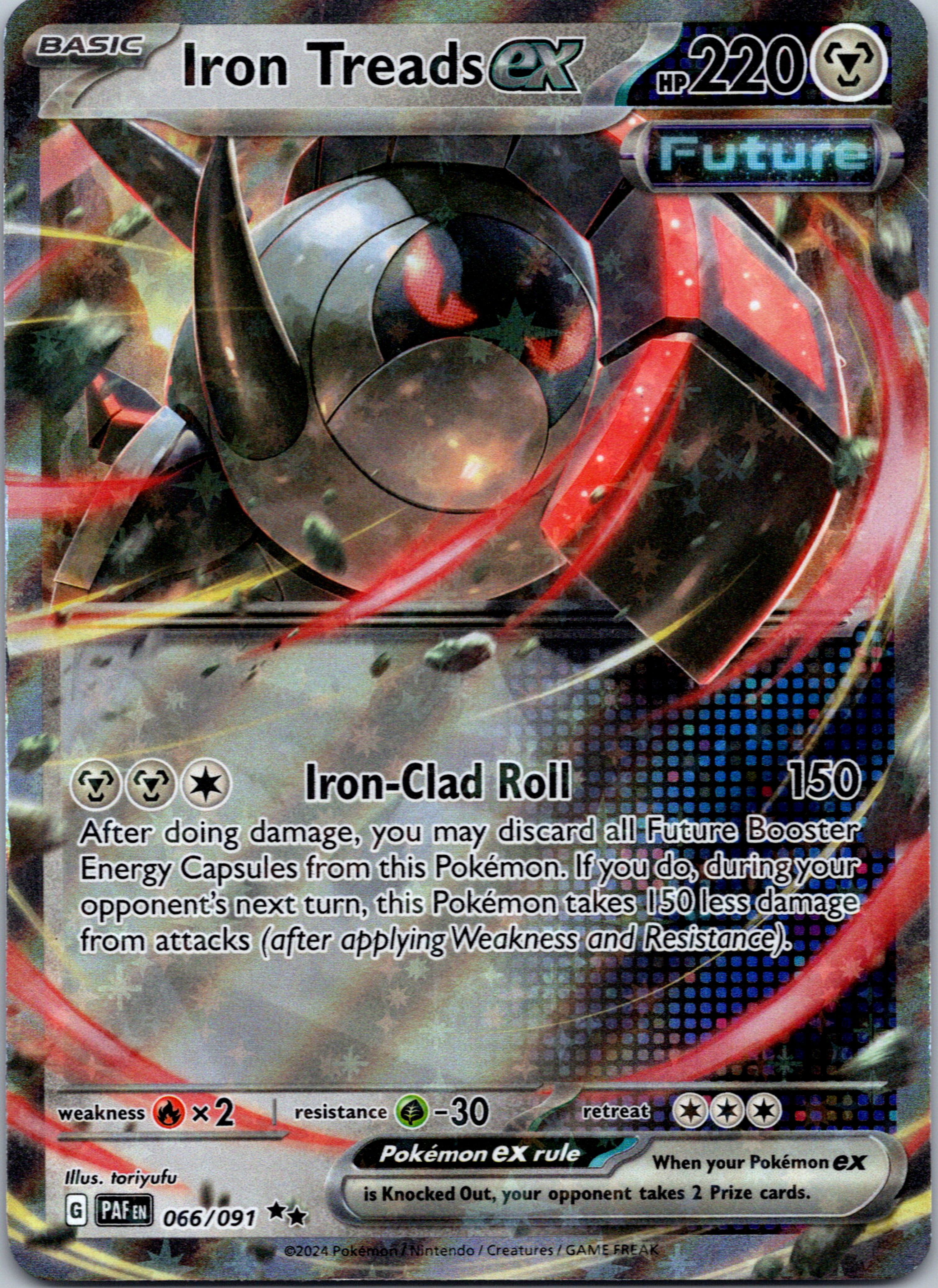 Iron Treads ex [066/091] - (Paldean Fates) Holofoil