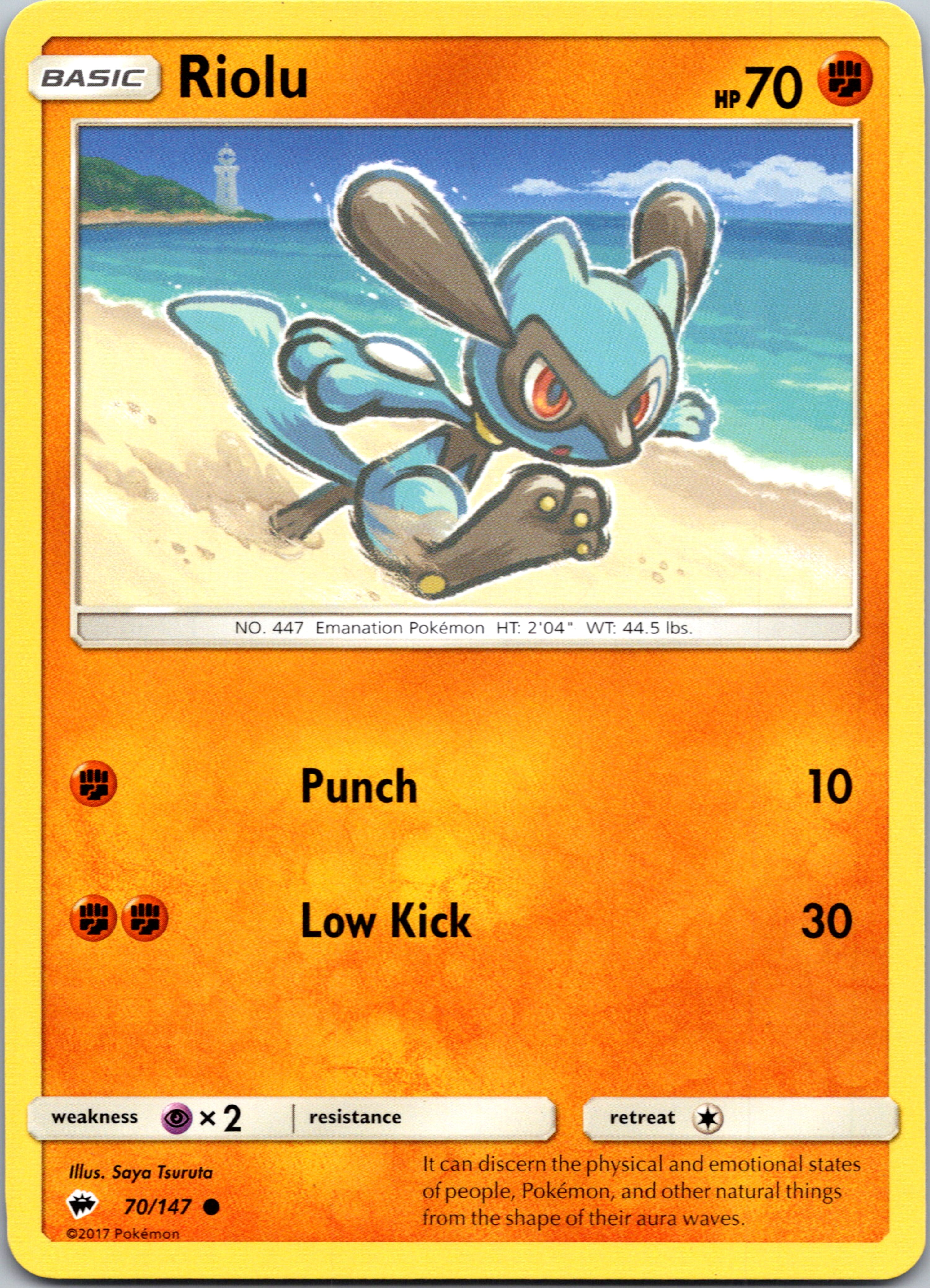 Riolu (70/147) [Sun & Moon: Burning Shadows]