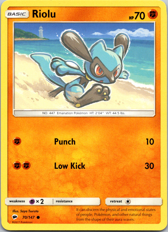 Riolu (070/147) [Sun & Moon: Burning Shadows]