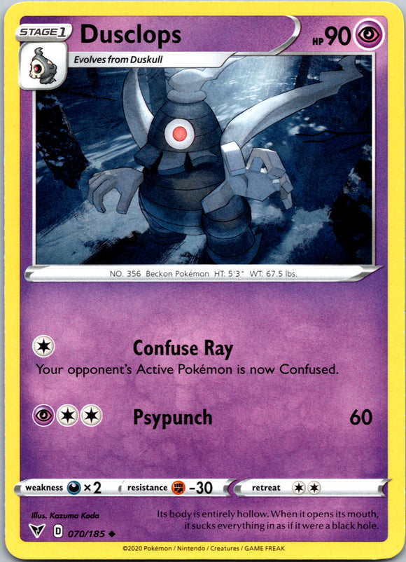 Dusclops [070/185] [SWSH04: Vivid Voltage]