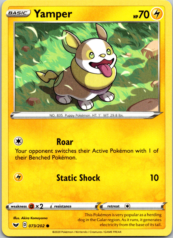 Yamper (073/202) (073/202) [SWSH01: Sword & Shield Base Set]