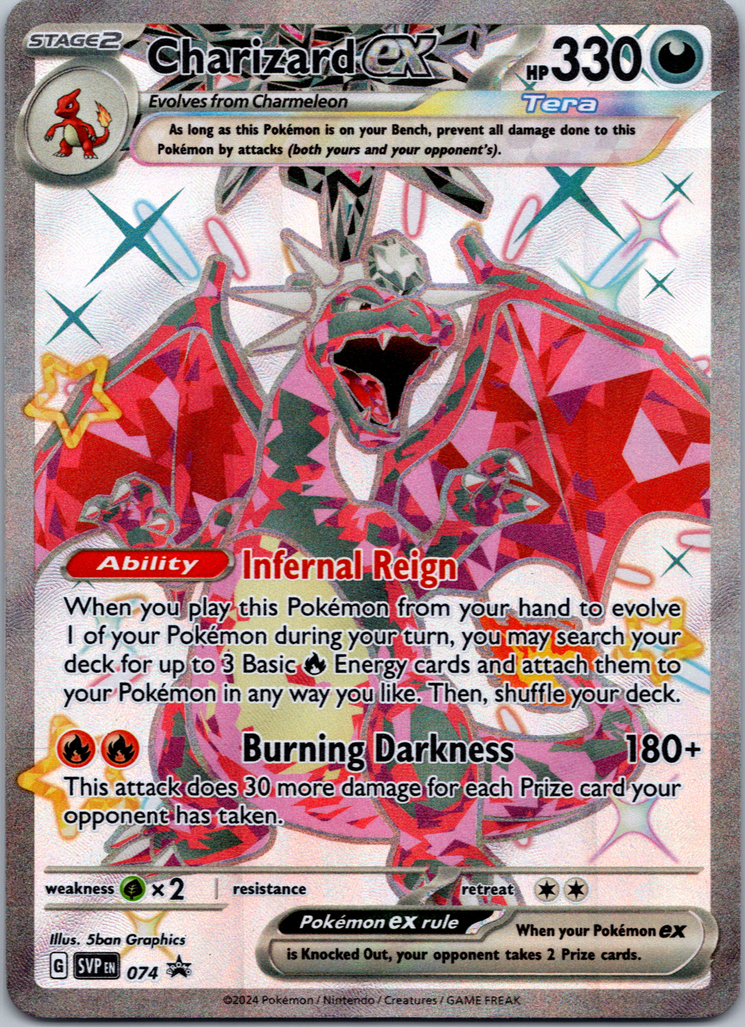 Charizard ex - [074] - (SV Scarlet & Violet Promo Cards) Holofoil