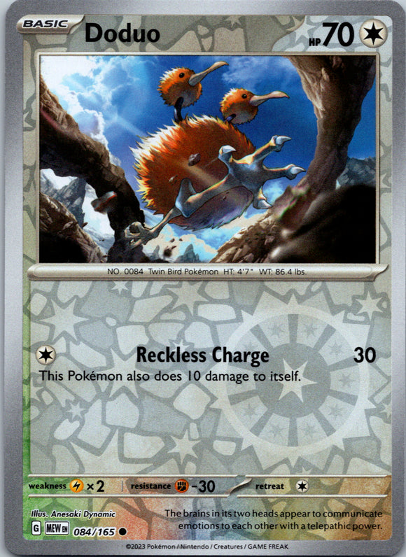 Doduo (084/165) [Scarlet & Violet:  151] Reverse Holofoil