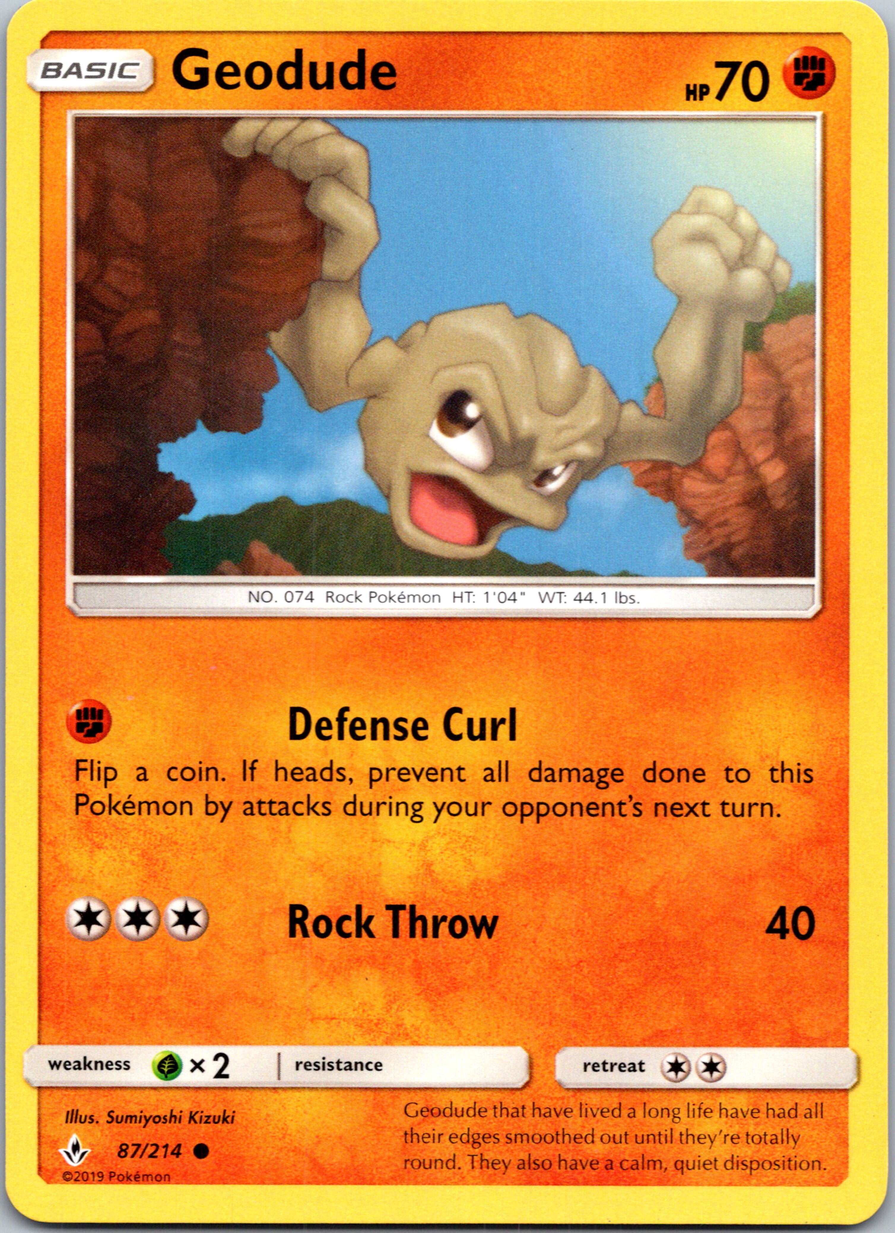 Geodude (87/214) [Sun & Moon: Unbroken Bonds]