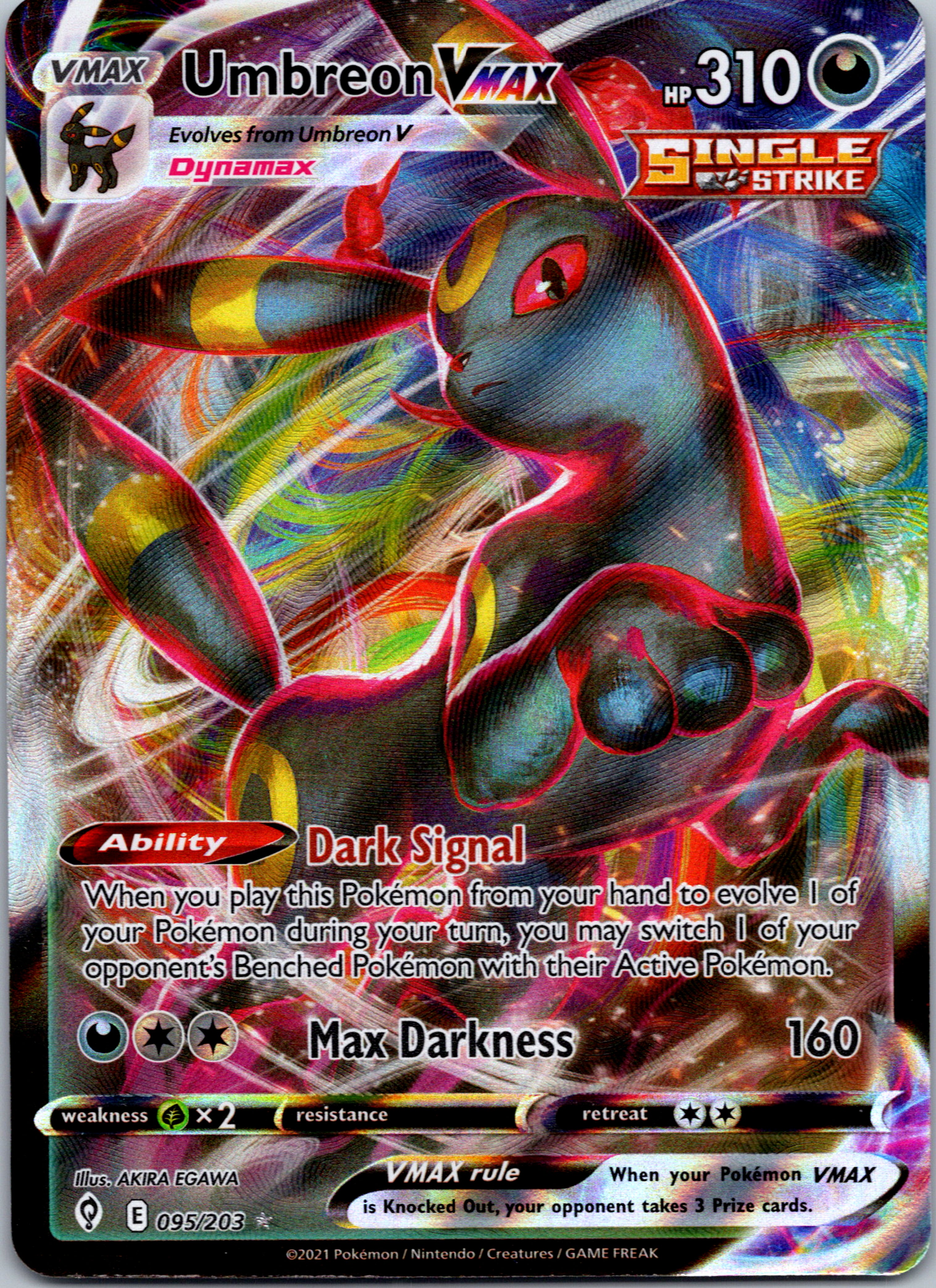 Umbreon VMAX (095/203) [Sword & Shield: Evolving Skies]