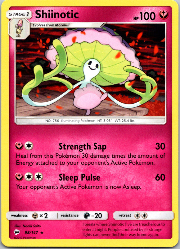 Shiinotic (098/147) [Sun & Moon: Burning Shadows]