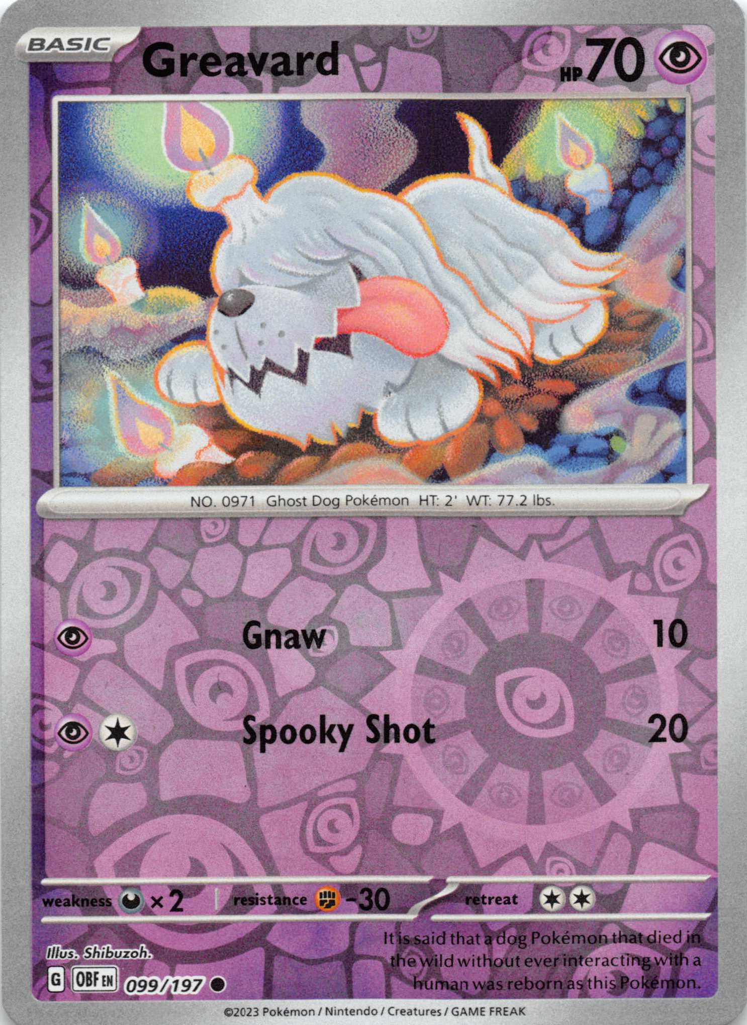 Greavard (099/197) [Scarlet & Violet: Obsidian Flames]