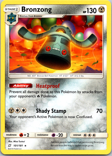 Bronzong (101/181) [Sun & Moon: Team Up]