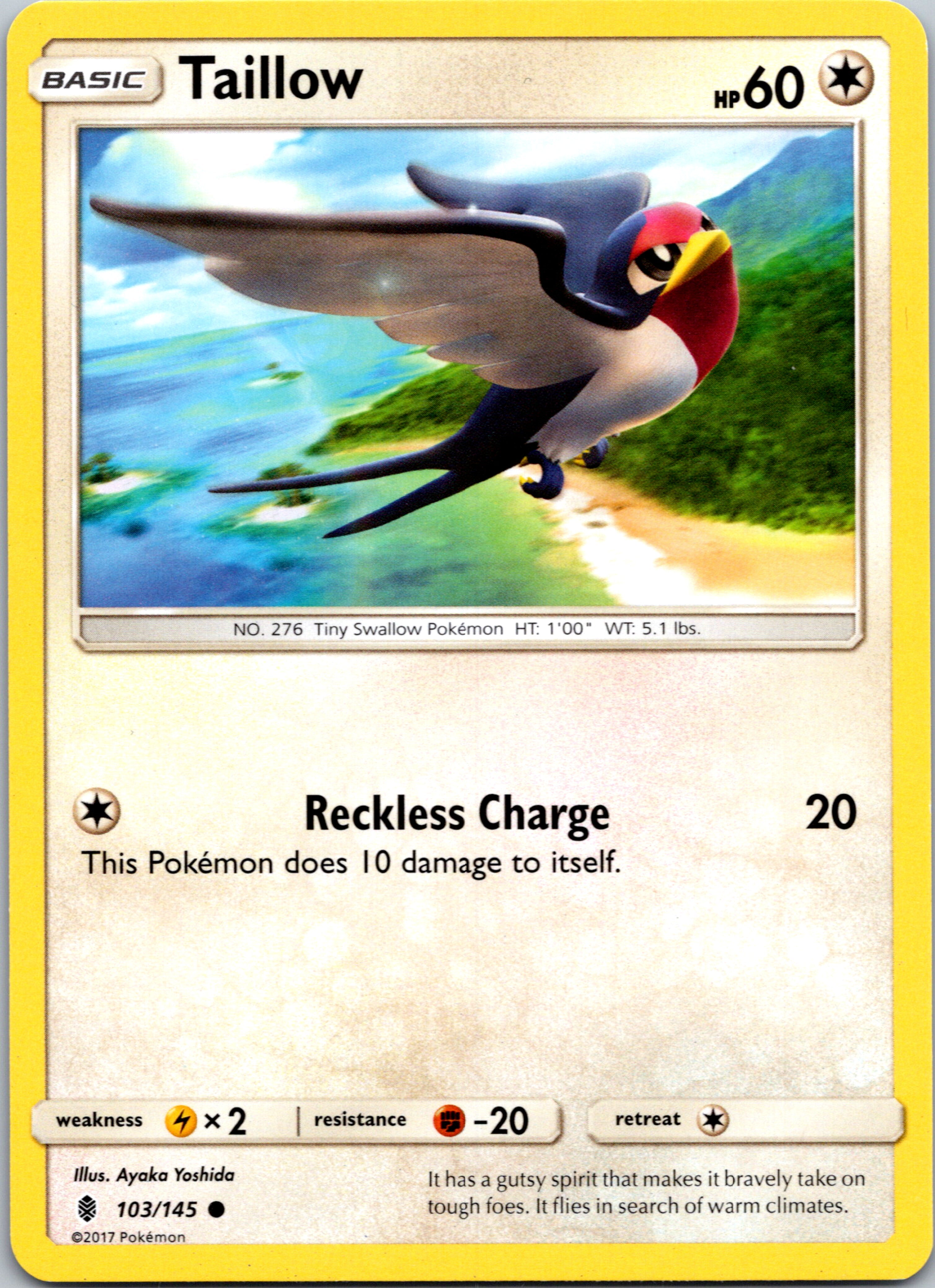 Taillow (103/145) [Sun & Moon: Guardians Rising]