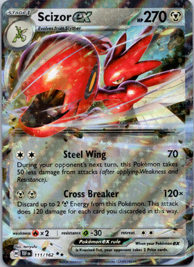 Scizor ex [111/162] - (Temporal Forces) Holofoil