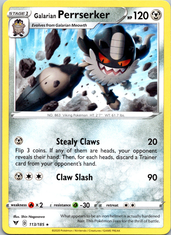 Galarian Perrserker [113/185] [SWSH04: Vivid Voltage]