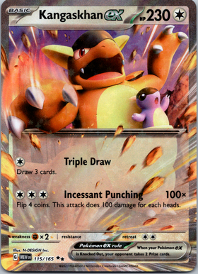 Kangaskhan ex (115/165) [Scarlet & Violet:  151] Holofoil