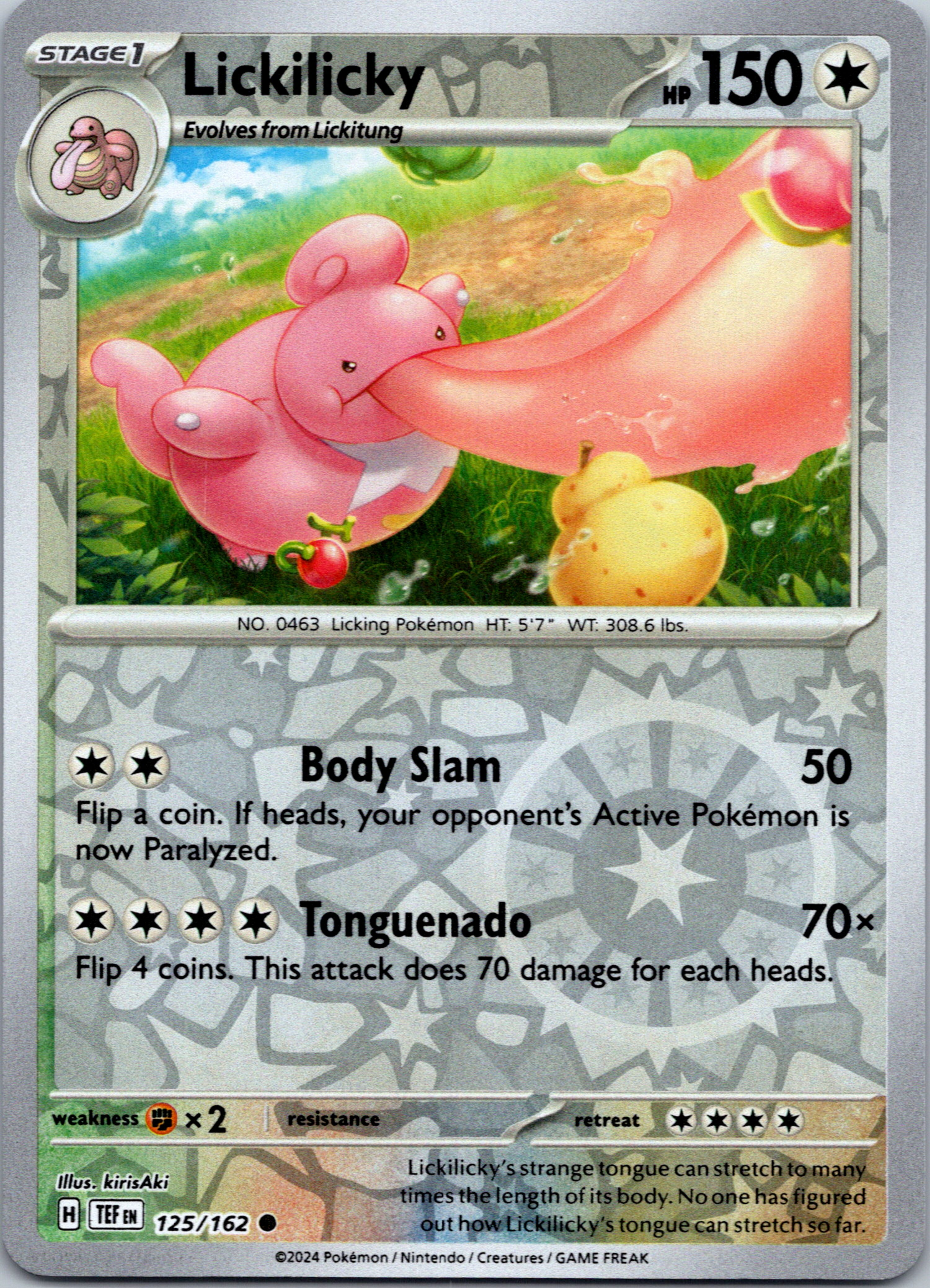 Lickilicky [125/162] - (Temporal Forces) Reverse Holofoil