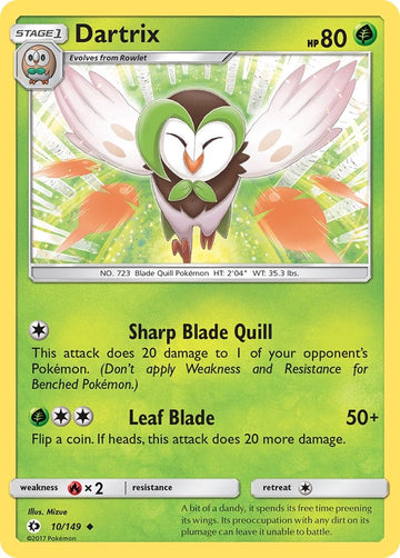 Dartrix [10/149] [Sun & Moon Base Set]