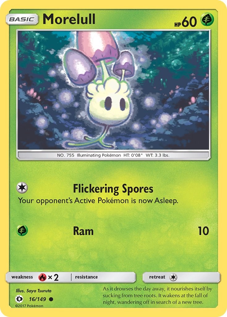 Morelull [16/149] [Sun & Moon Base Set] Reverse Holofoil