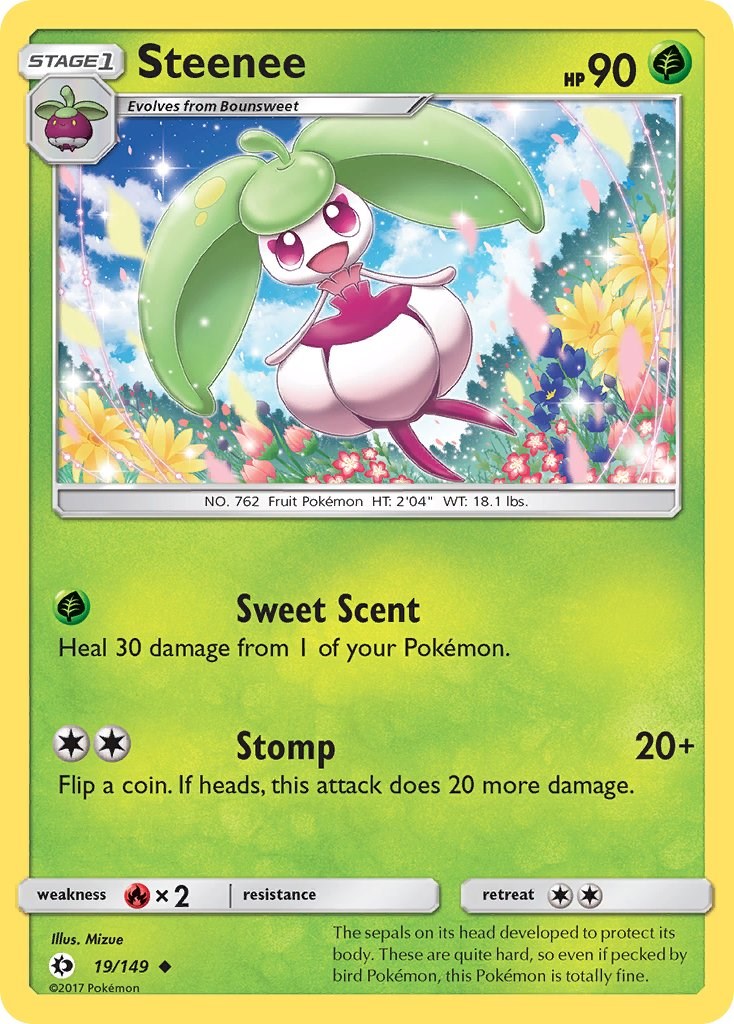 Steenee [19/149] [Sun & Moon Base Set] Reverse Holofoil