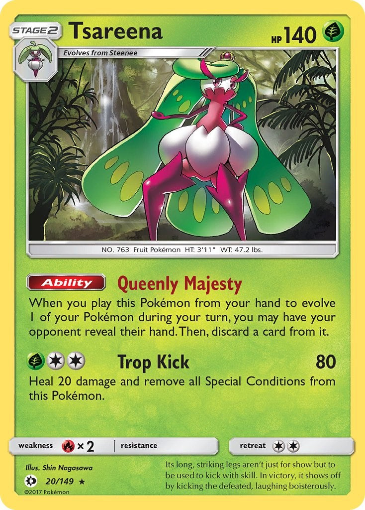 Tsareena [20/149] [Sun & Moon Base Set] Reverse Holofoil